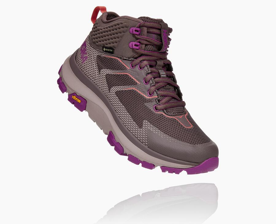 Hoka One One Hiking Boots Womens Purple - Toa GORE-TEX - 31047UQYF